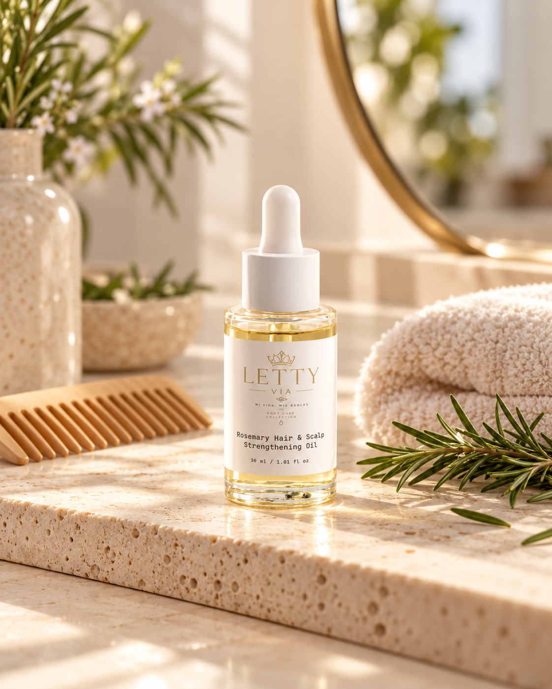 Rosemary Hair & Scalp Strengthening Oil