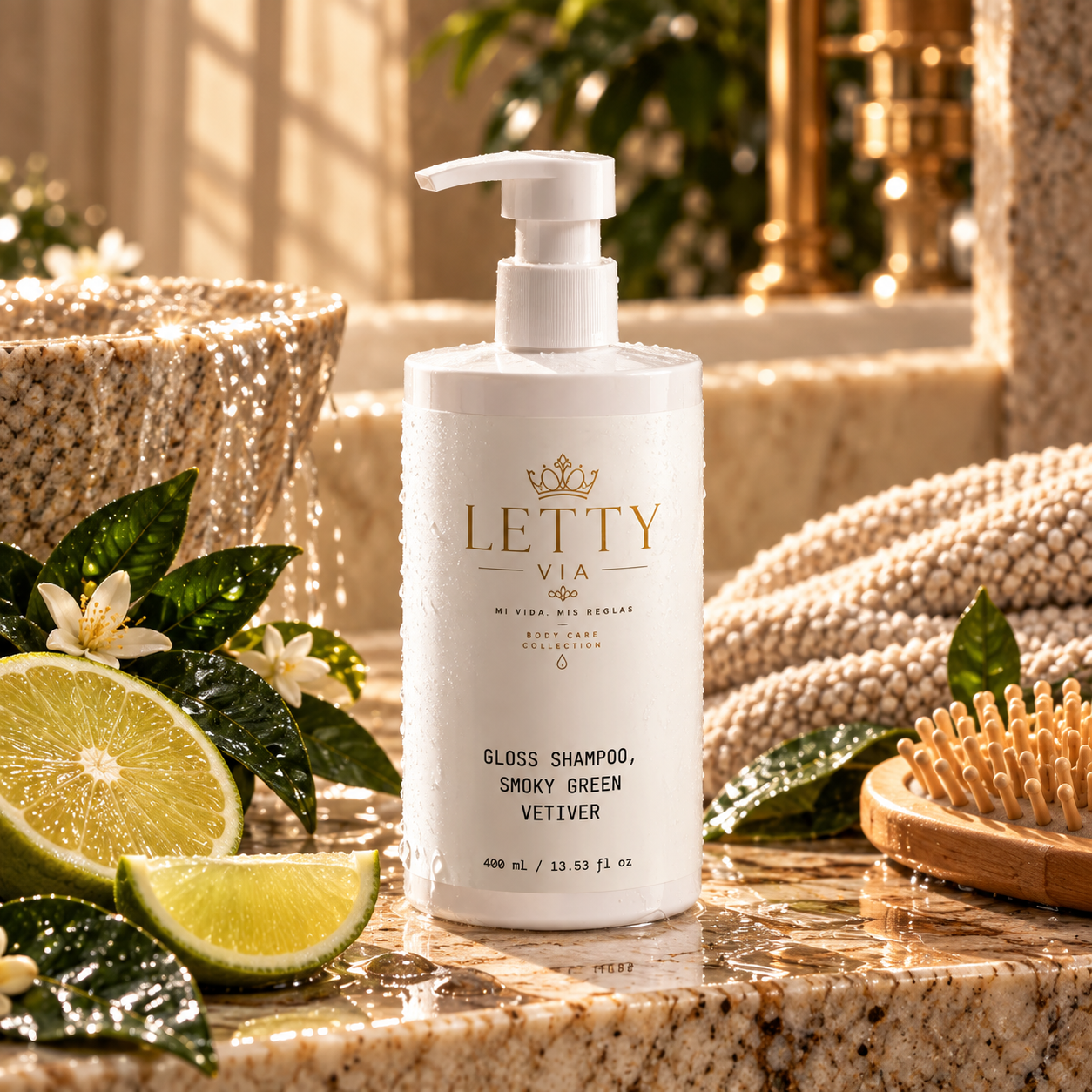 Gloss Shampoo, Smoky Green Vetiver