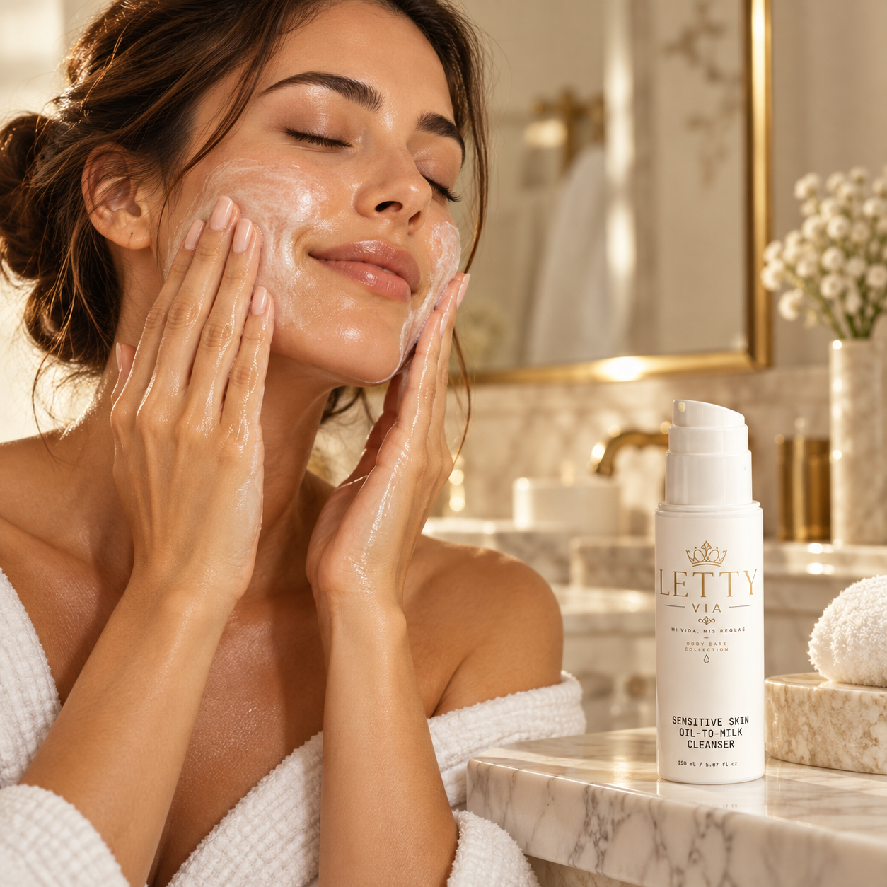 Sensitive Skin Oil-To-Milk Cleanser