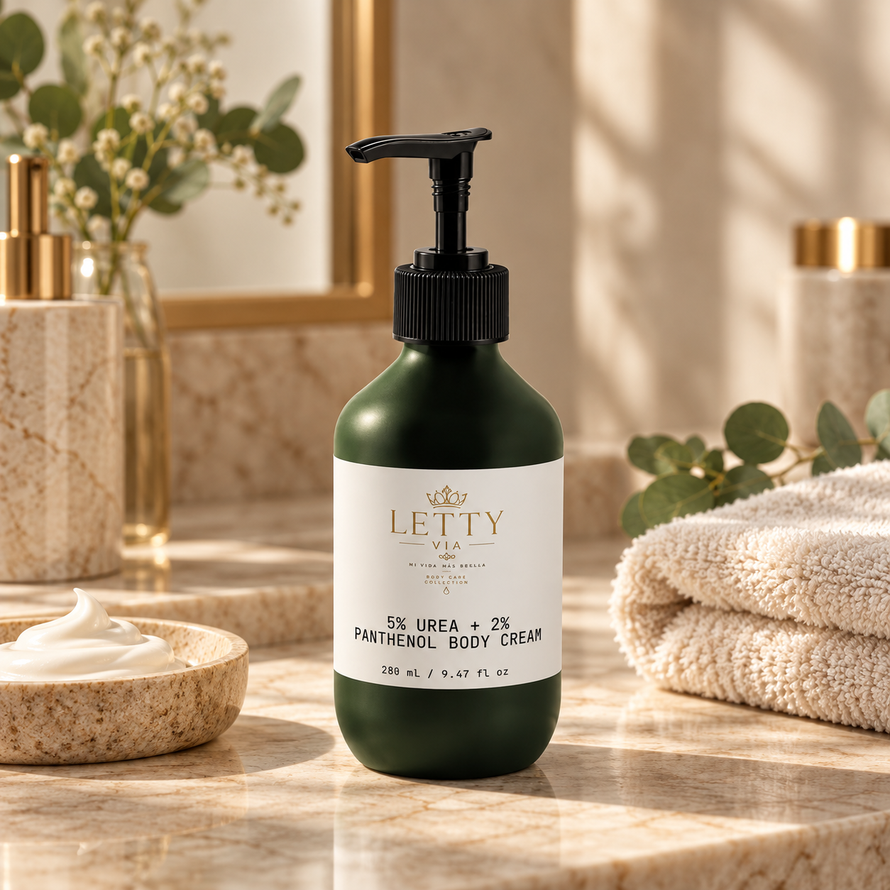 5% Urea + 2% Panthenol Body Cream