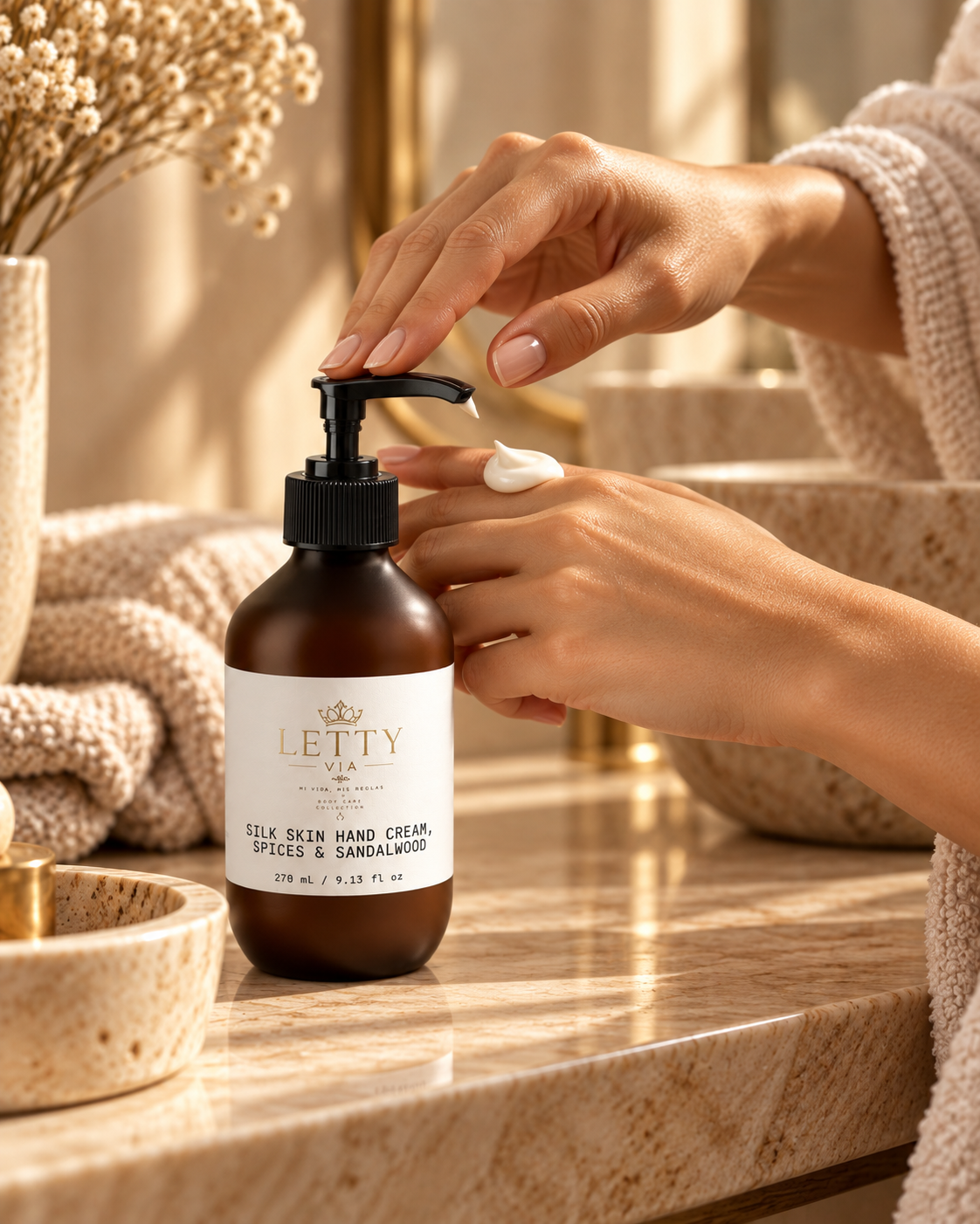 Silk Skin Hand Cream, Spices & Sandalwood