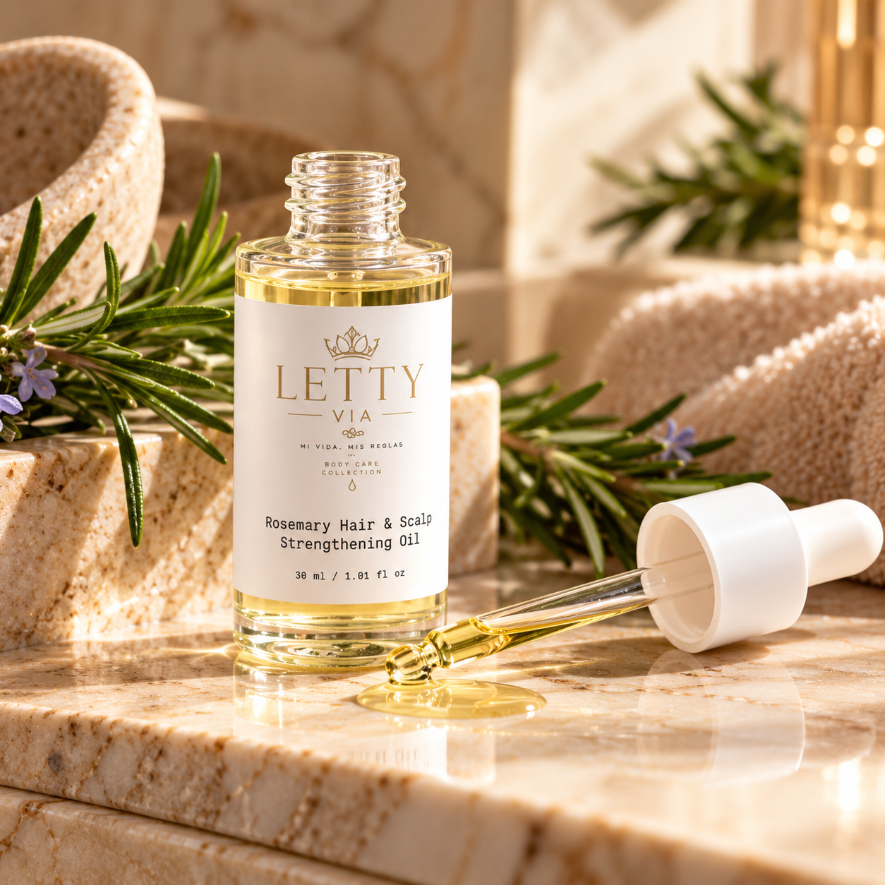 Rosemary Hair & Scalp Strengthening Oil