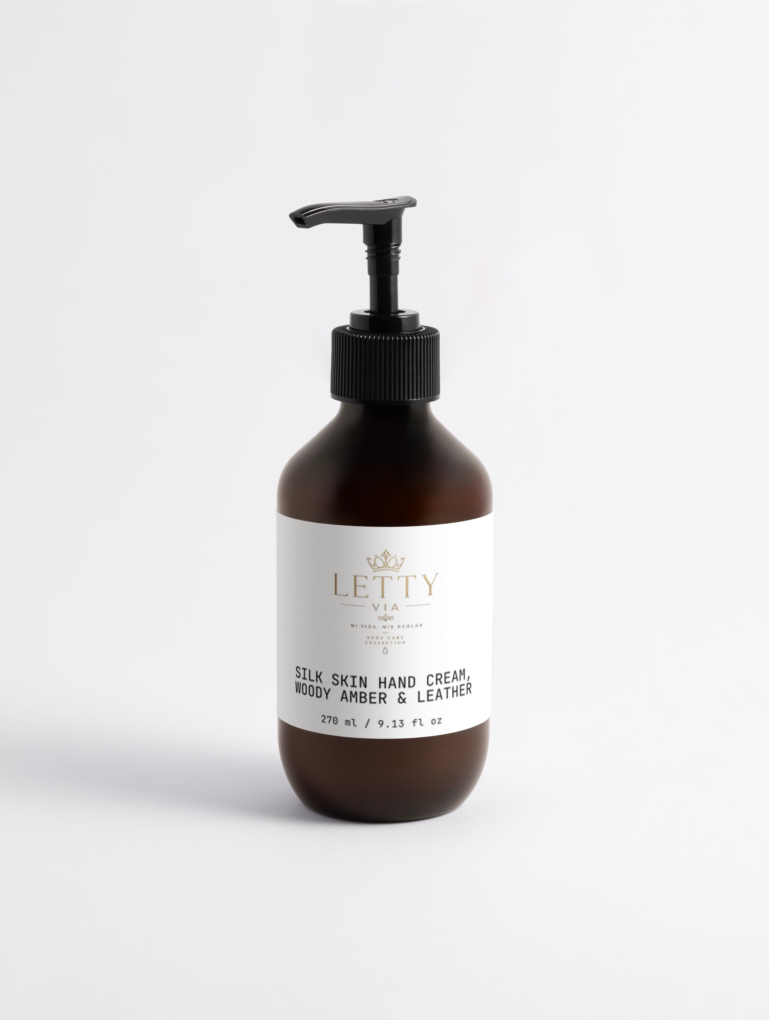 Silk Skin Hand Cream, Woody Amber & Leather